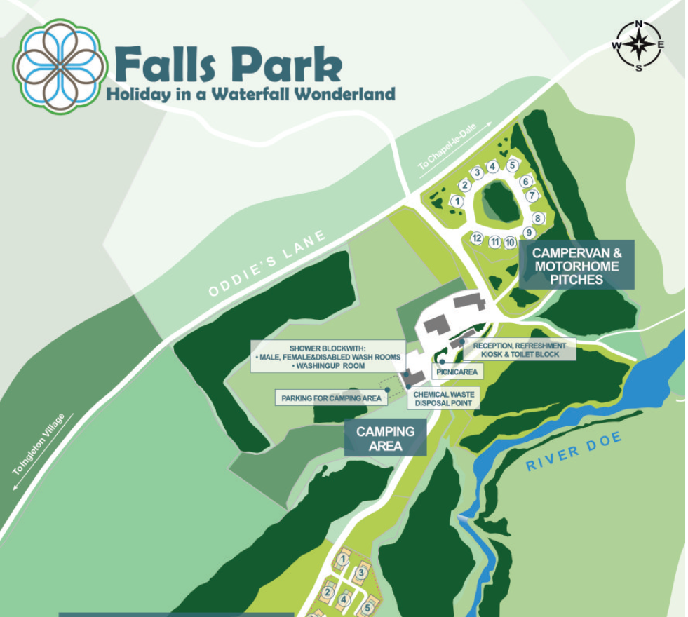 Falls Park Sitemap